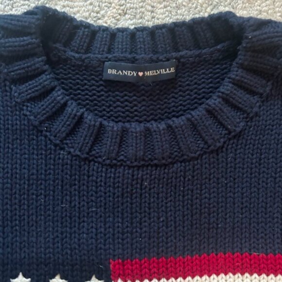 Brandy Melville Flag Sweater - Picture 3 of 4